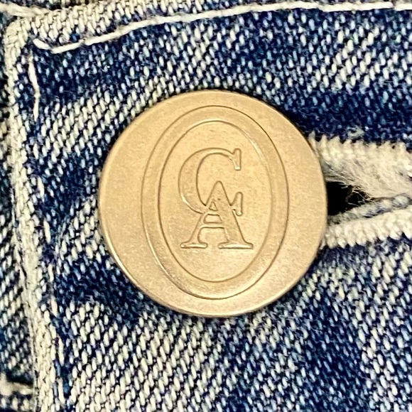 Christine Alexander Boot Cut Denim Jeans Size 6 Rhinestone Embellished - Picture 7 of 11